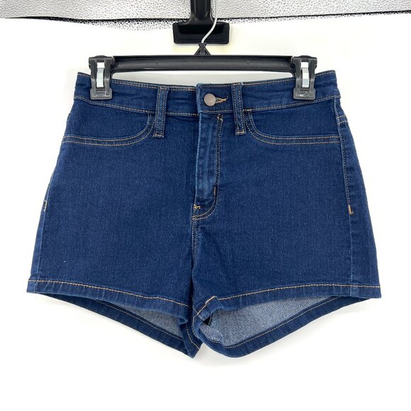 Wild Fable High Rise Shorts in Dark Wash Denim Shorts Women's 6 - Picture 1 of 5